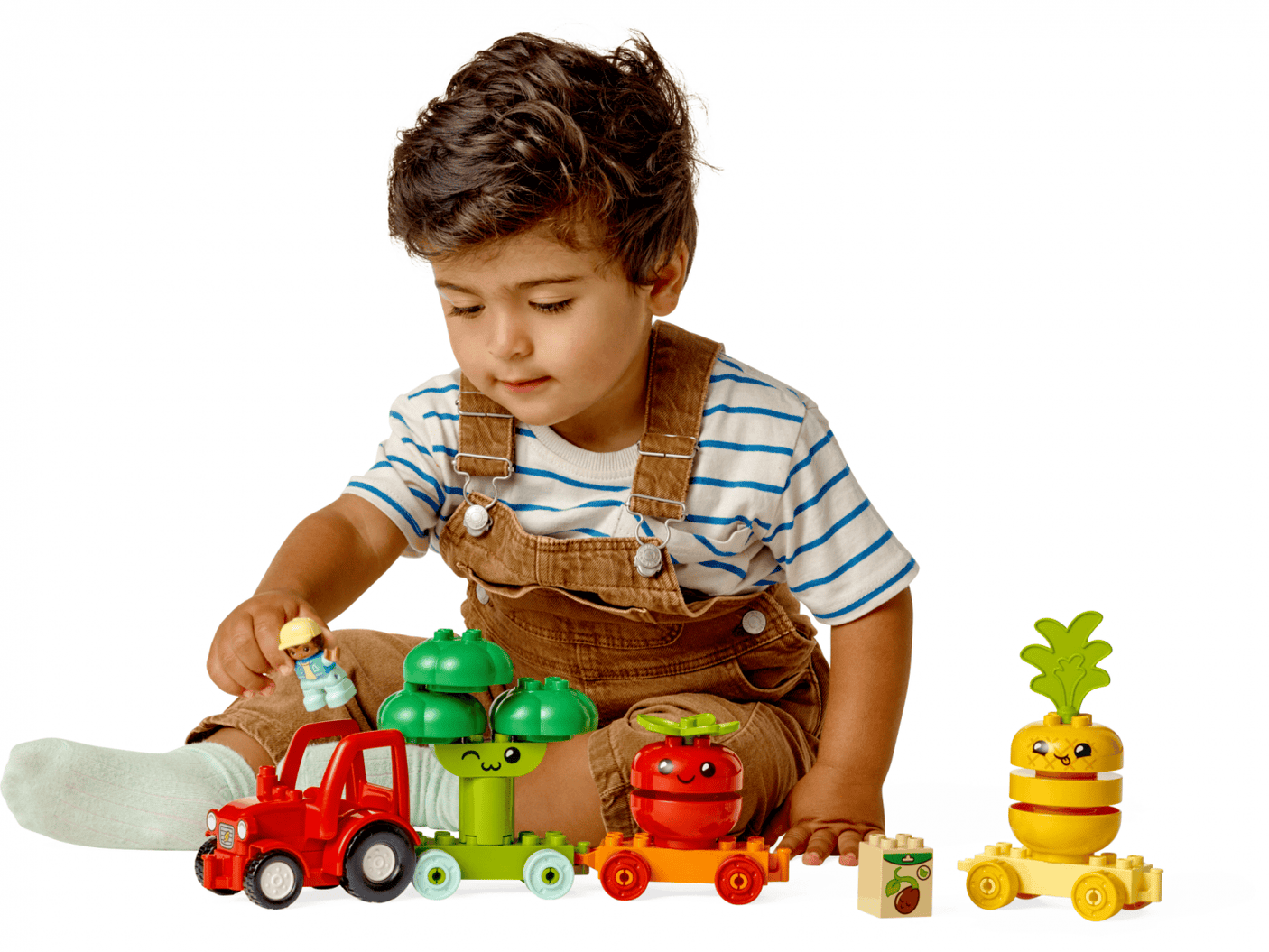 Lego Jucării Set Constructie LEGO Duplo 10982 | Tractor cu Fructe si Legume, 19 Piese, 18 Luni+