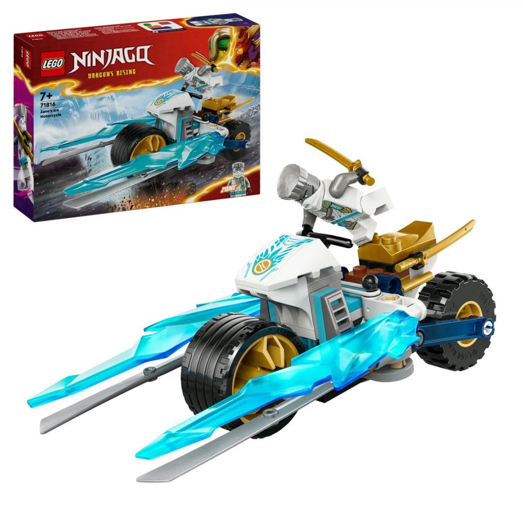 Lego Jucării Set Constructie LEGO Ninjago 71816 | Motocicleta de Gheata a lui Zane, Cadou