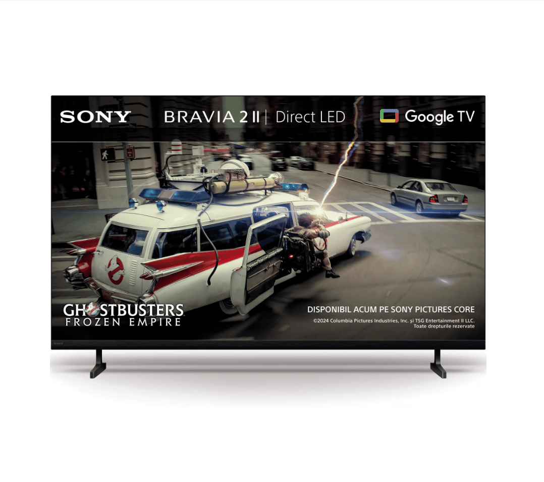 Sony Televizor LED Televizor Sony BRAVIA 2 LED K43S25M2PB.CEI | 108 cm, Smart Google TV, 4K Ultra HD, Clasa E