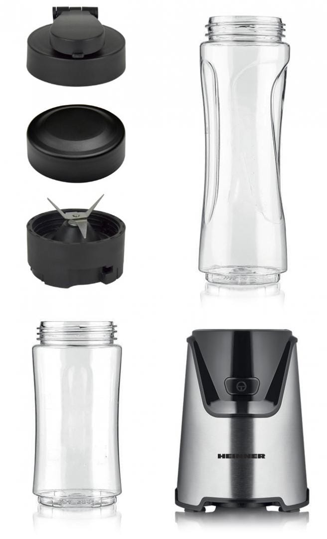 Heinner Blender Blender Sport Heinner HSB-T400SS | 400W, 2 Sticle 600ml, Inox