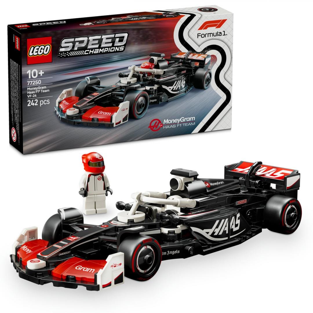 Lego Jucării Set Constructie LEGO Speed Champions 77250 | Moneygram Haas F1 Team VF-24, Masina Curse
