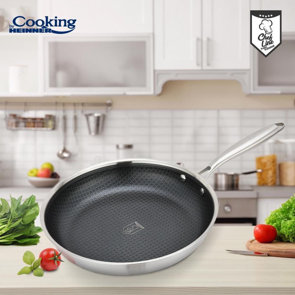 Heinner Tigaie Tigaie Heinner HR-MRK-28T | Inox 3 Straturi, 28cm, Titanium3, 5.5cm