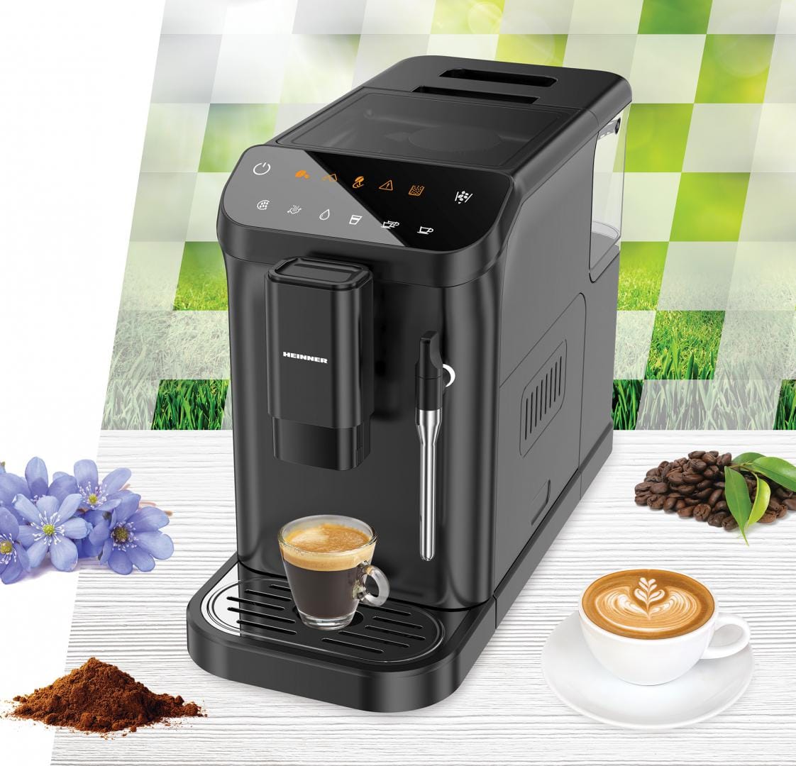 Heinner Espressor automat Espressor Automat Heinner Buongiorno HEMA-D20DBK | 1450W, 20 Bar, 1.8L, Negru