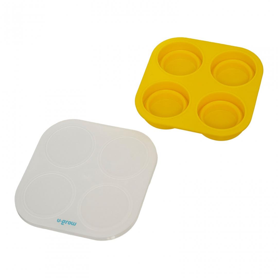U-Grow Alimentație bebe Recipient Silicon U-Grow UG-Z1240ML | 4 Compartimente, 240ml, Colapsibil