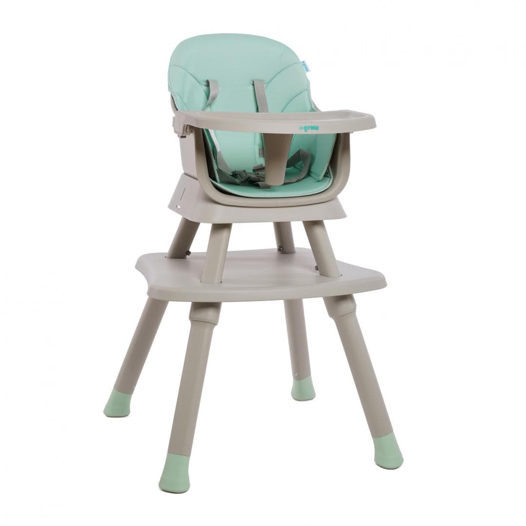 U-Grow Puericultură Scaun de Masa Multifunctional U-Grow UGSH-015MINT | Verde Menta, 6 Luni+