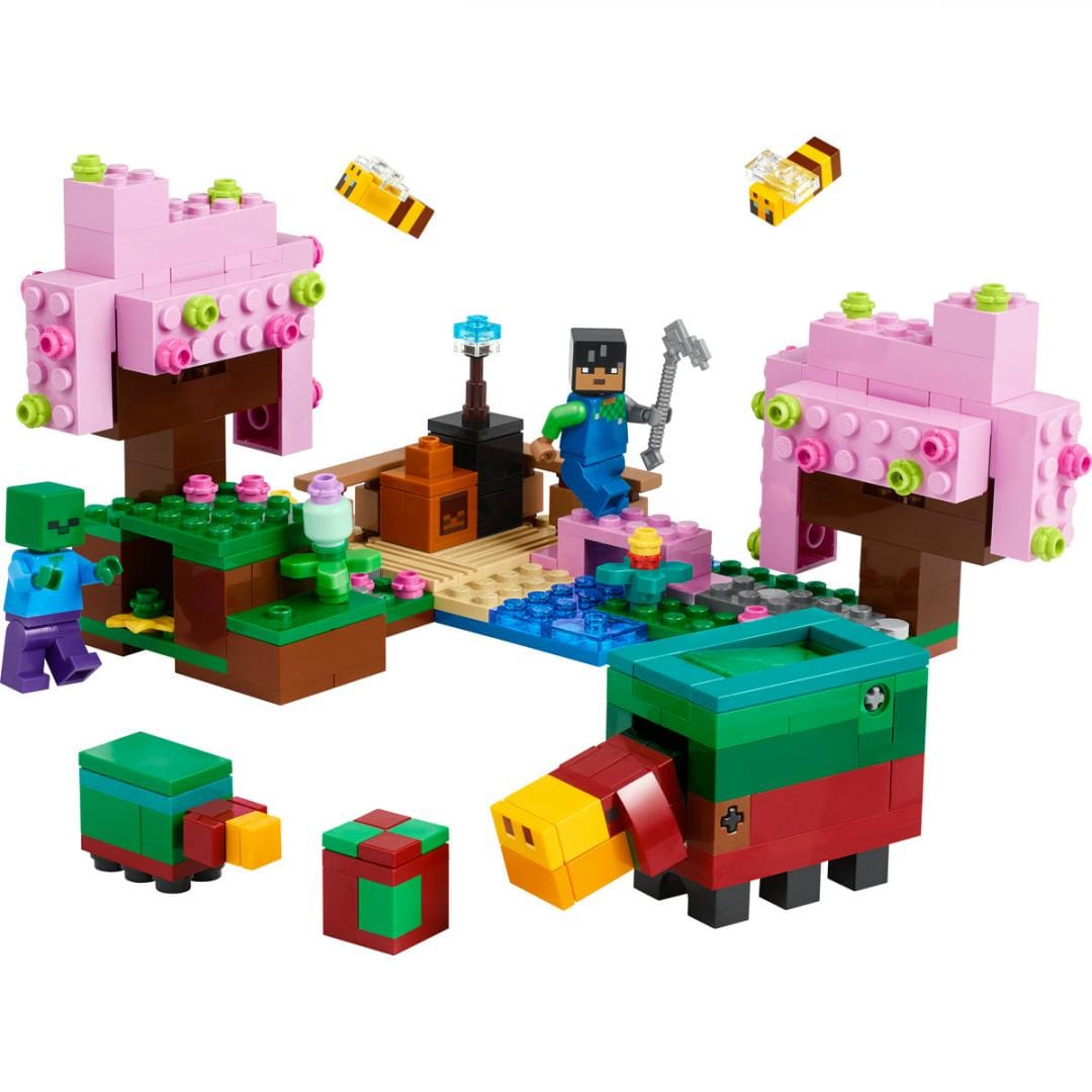 Lego Jucării Set Constructie LEGO Icons 21260 | Gradina cu Ciresi Infloriti, 1213 Piese, Cadou