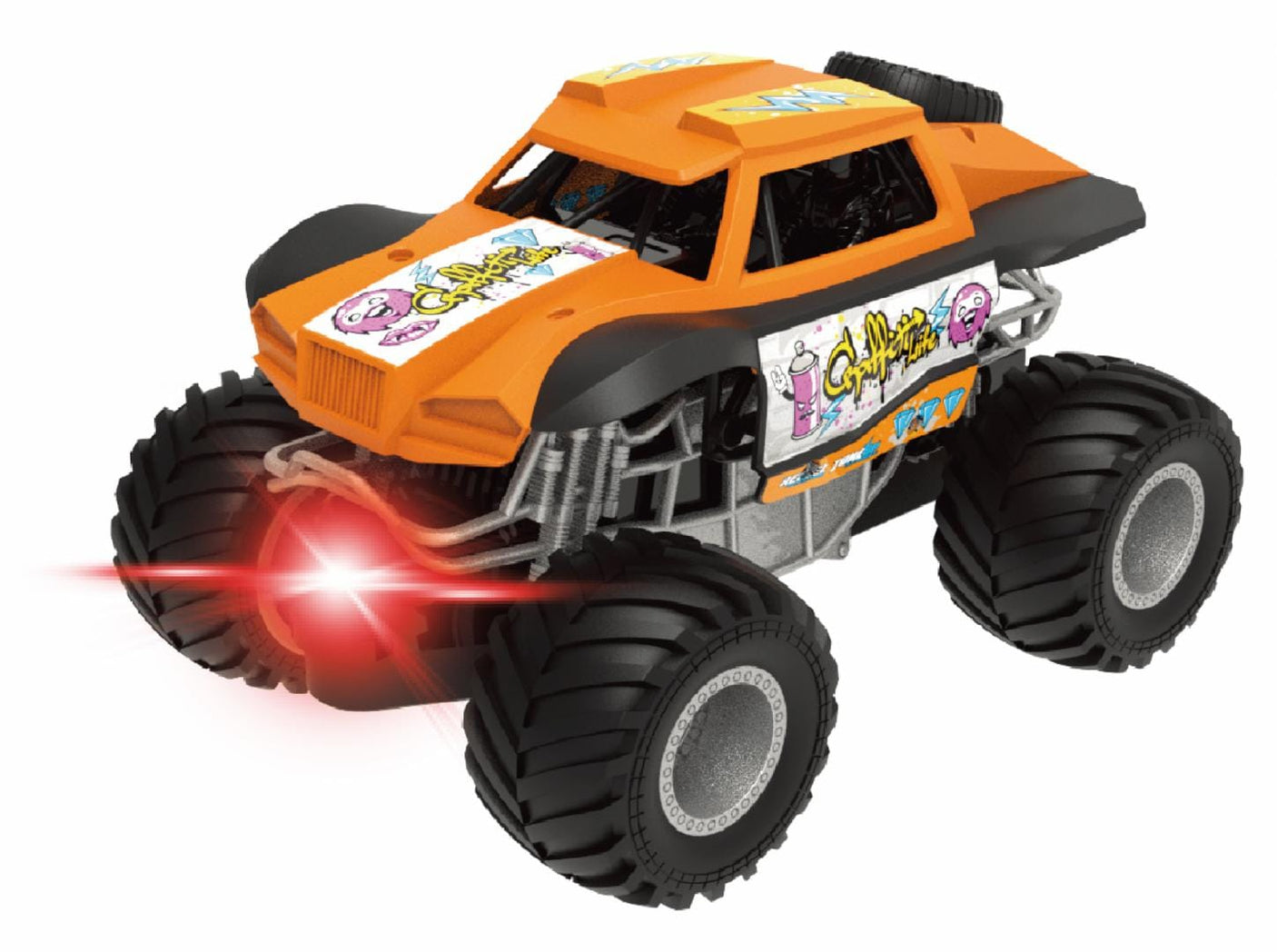 Cevodle Jucării Jucarie Cevodle CEV24521-3006POR | Masinuta cu Lumini si Sunete, Scara 1/24, 19cm, Portocaliu