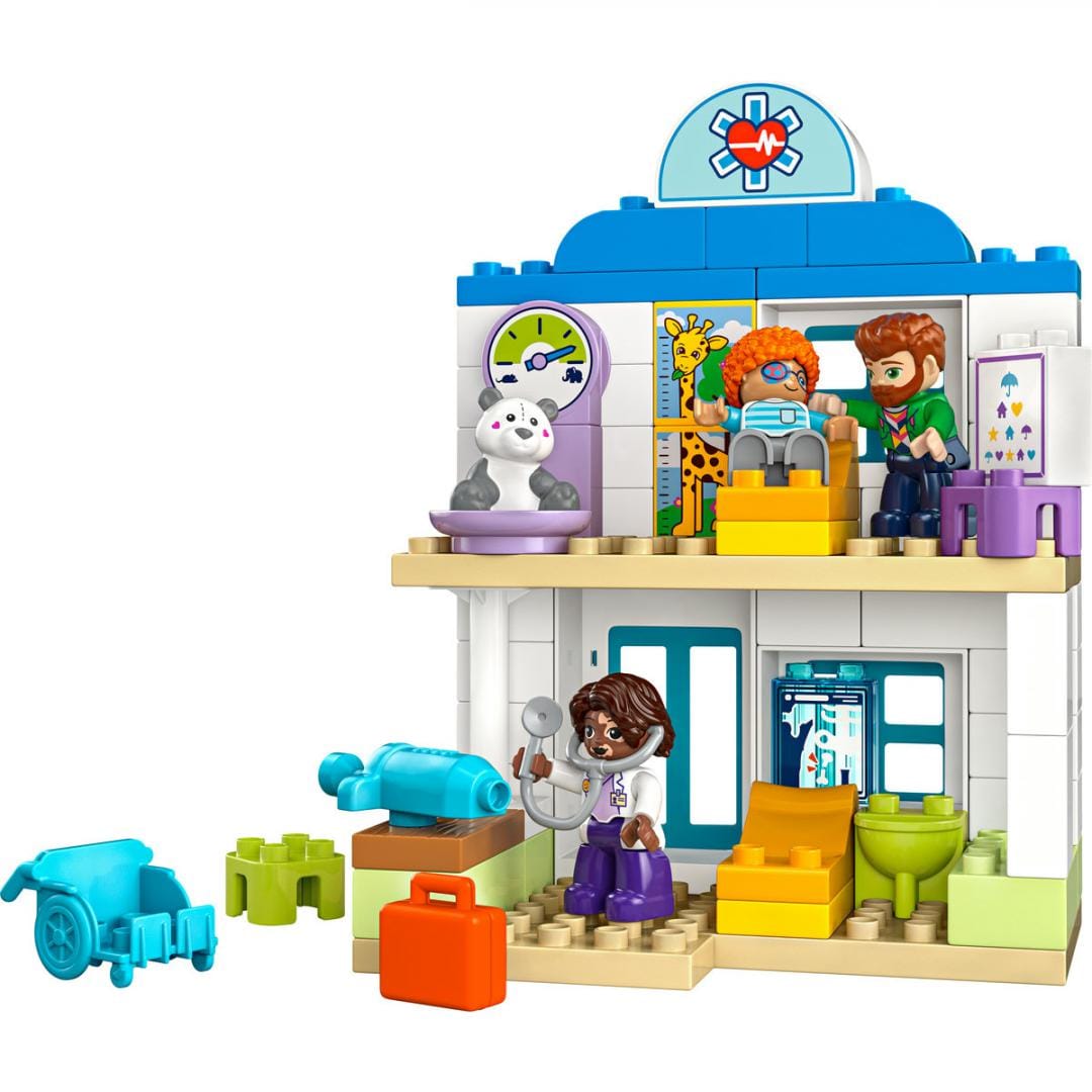 Lego Jucării Set Constructie LEGO Duplo 10449 | Prima Data la Doctor, Educativ, Cadou
