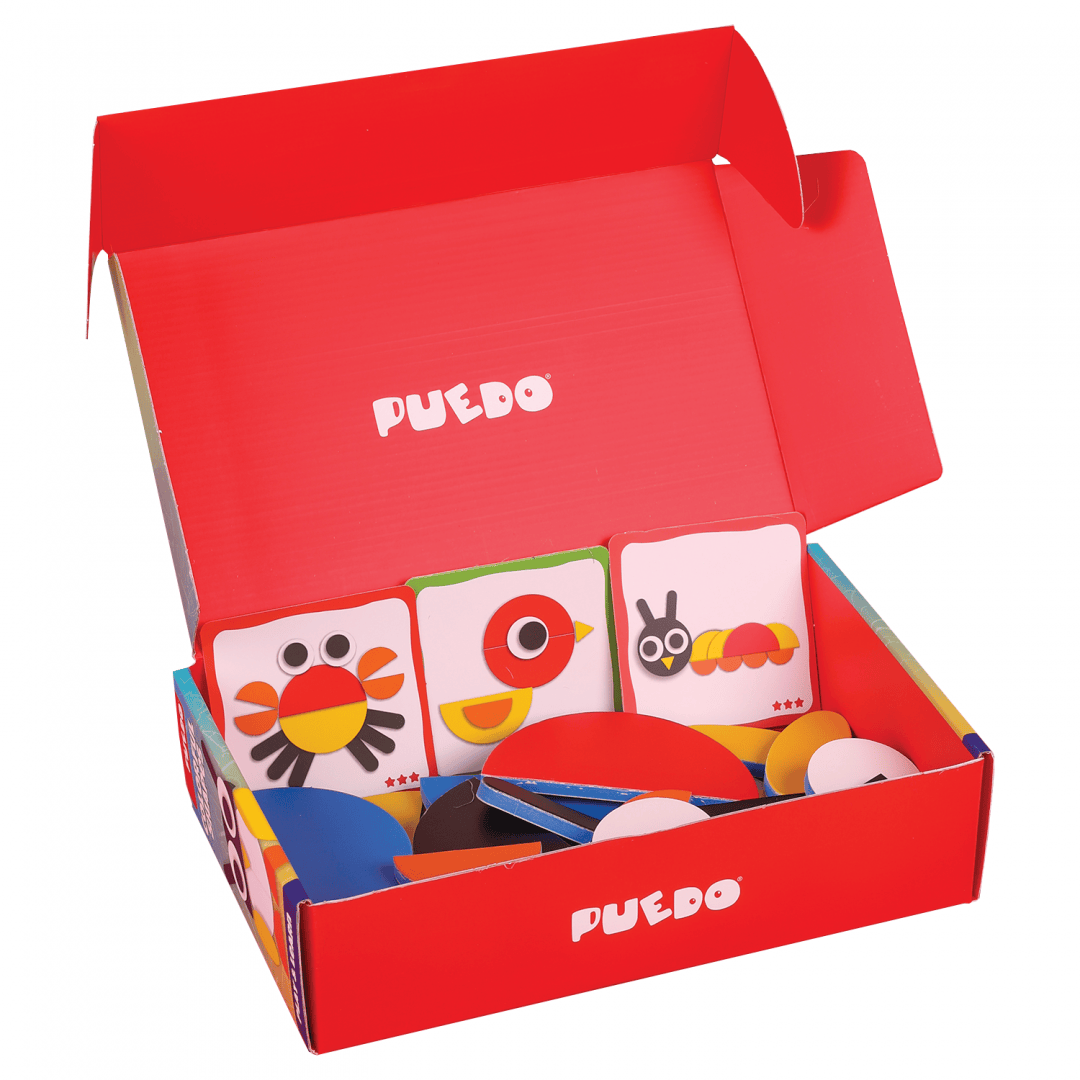 Puedo Toys Jucării Jucarie Puedo Toys PUEDOK1923 | Spuma EVA, Forme Colorate, 29 Piese