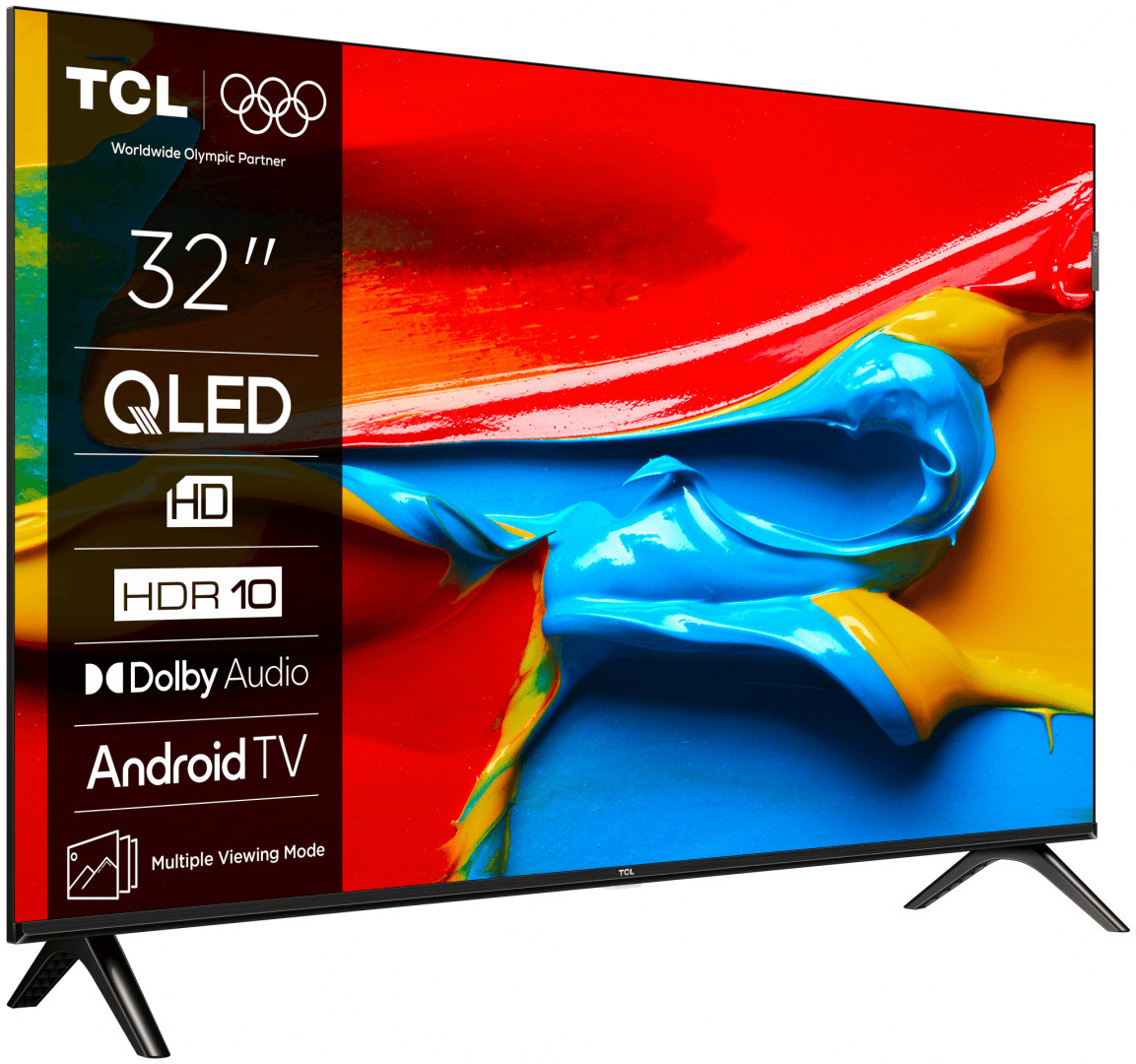 TCL Televizoare Televizor TCL QLED 32V4C | 80 cm, Smart Google TV, HD, (Model 2025)