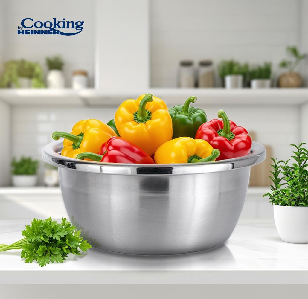 Heinner Bol pentru robot de bucatarie Bol Inox Heinner HR-FM-B28 | 28cm, Aria, Cooking By Heinner