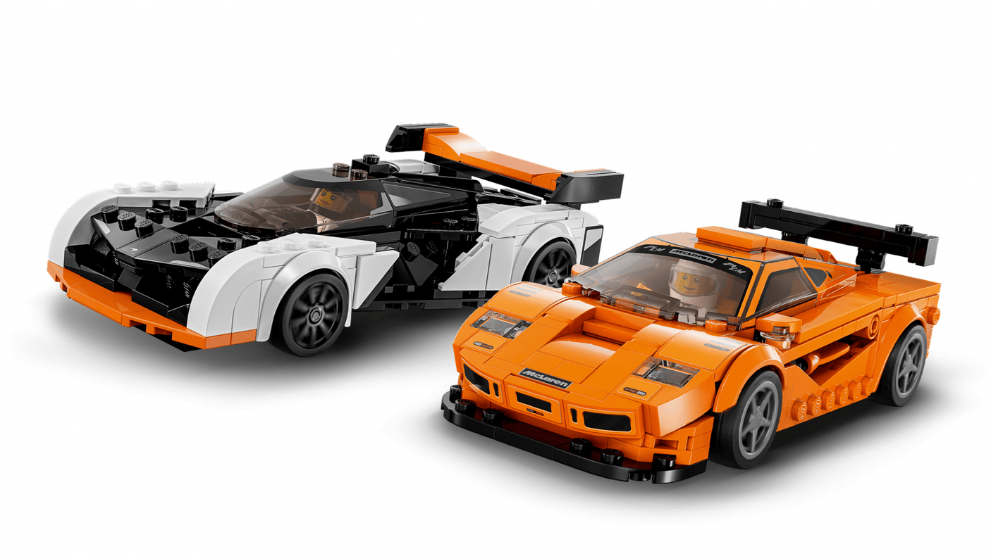 Lego Jucării Set Constructie LEGO Speed Champions 76918 | McLaren Solus GT & F1 LM, 593 Piese, 9+