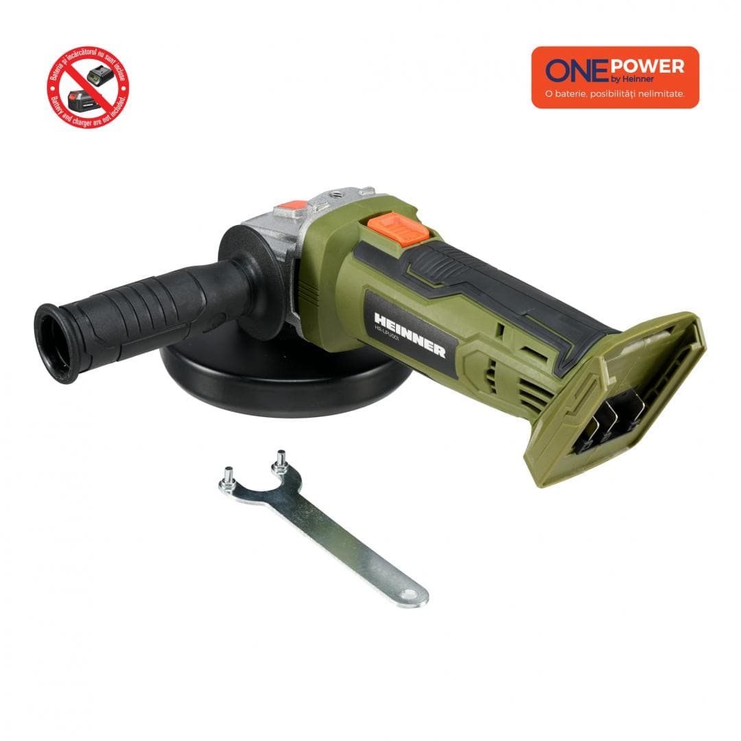 Heinner Polizor Polizor Unghiular Heinner HR-LPU001 | 18V, 9500RPM, ONE POWER, Fara Acumulator