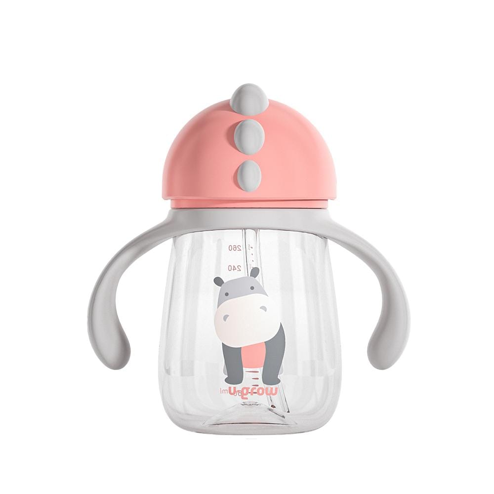 U-Grow Alimentație bebe Cana Bebe U-Grow UG-3IN1-PK | 260ml, Tritan, 3 Accesorii, Dark Pink