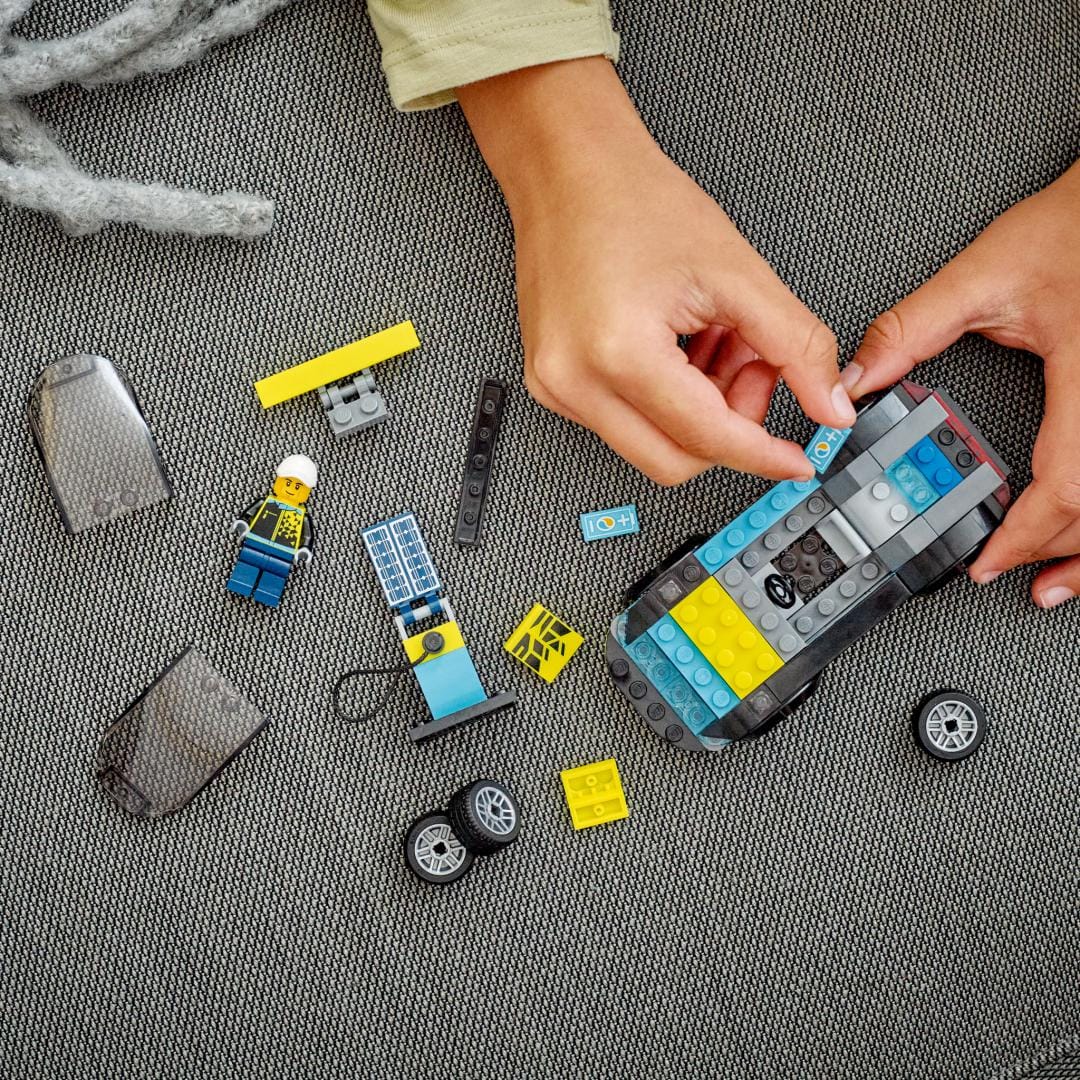 Lego Jucării Set Constructie LEGO 60383 | Masina Sport Electrica, City, Cadou
