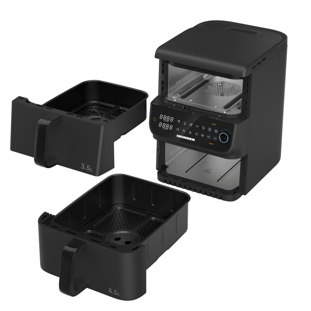 Heinner Friteuza Friteuza Heinner HAF-C10DBS25BK | Dubla, Etajata, 10L, 2500W, Negru