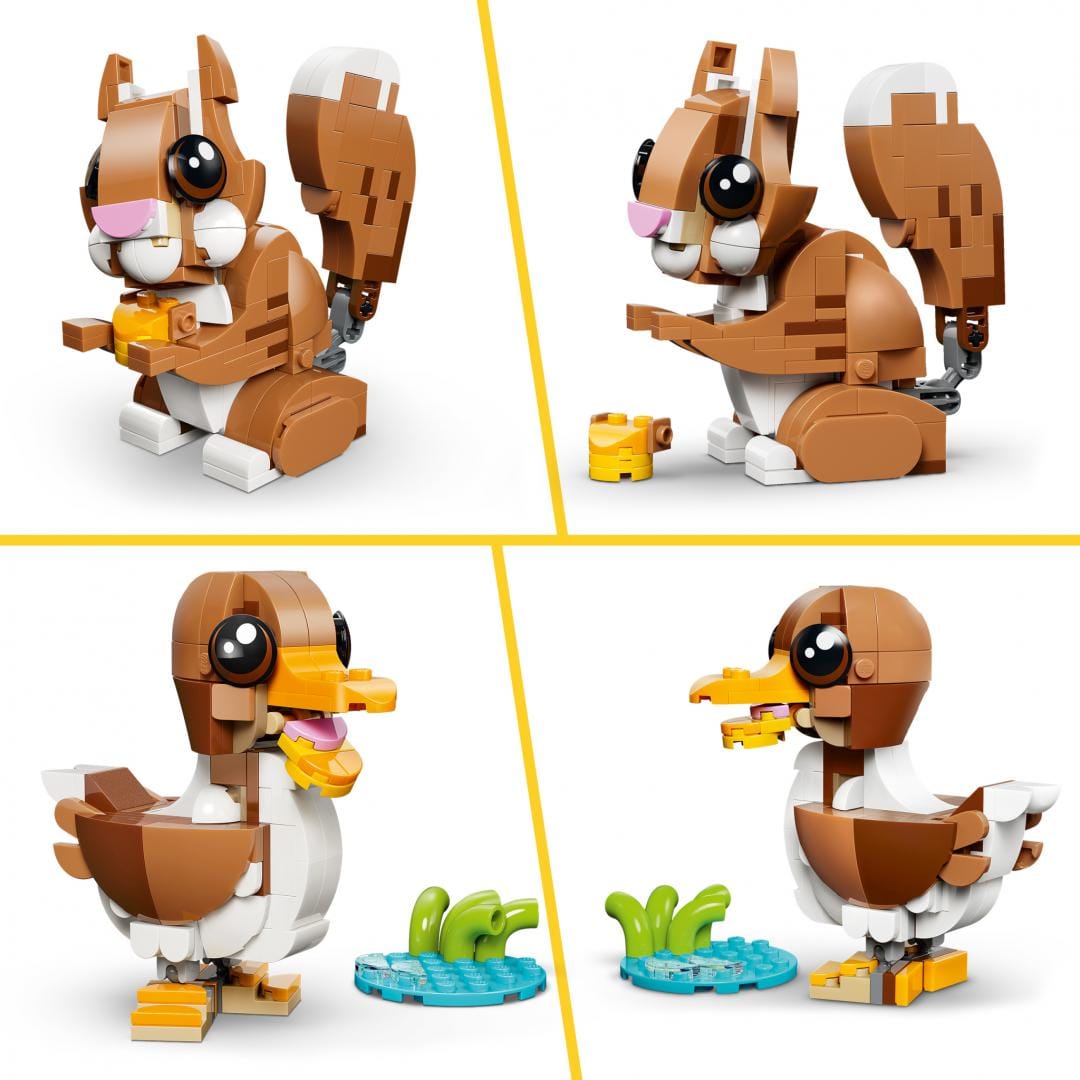 Lego Jucării Set Constructie LEGO Creator 3-in-1 31382 | Catelus Jucaus, Animale Adorabile, Cadou