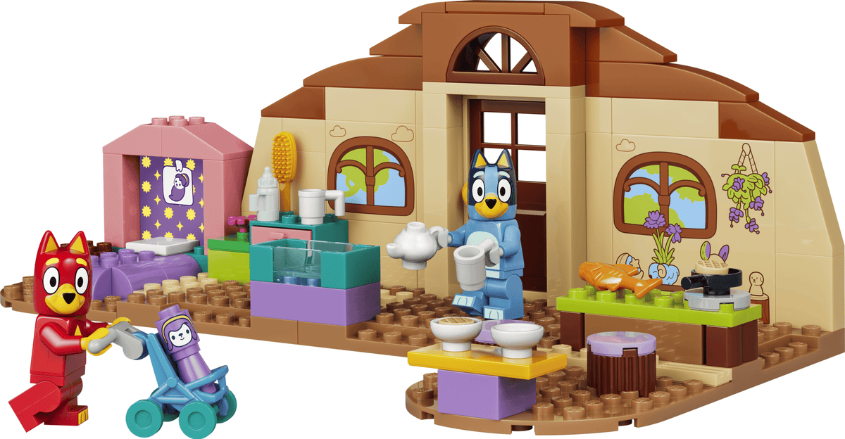 Lego Jucării Set Constructie LEGO Bluey 11221 | La Scoala cu Rusty si Blue