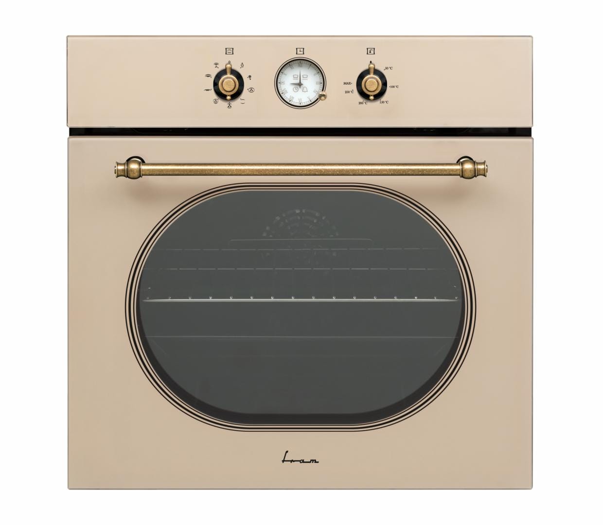 Fram Cuptor incorporabil Cuptor Incorporabil Fram FBO-V659GCA-RGBG | 65L, 9 Functii, Clasa A, Crem, 59.5x55x59.5cm