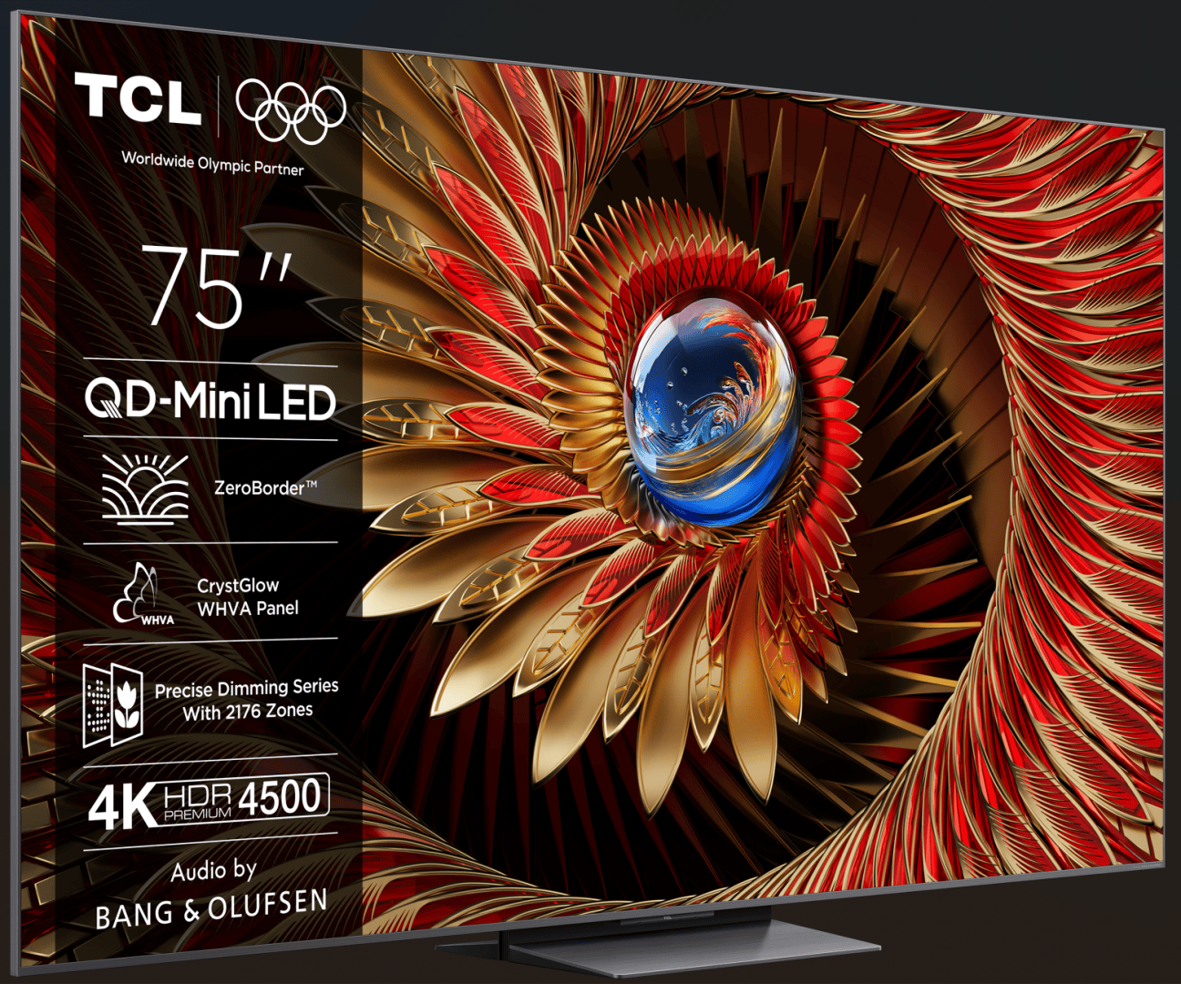TCL Televizoare Televizor TCL Mini LED 75Q8C | 189 cm, Smart Google TV, 4K Ultra HD, (Model 2025)