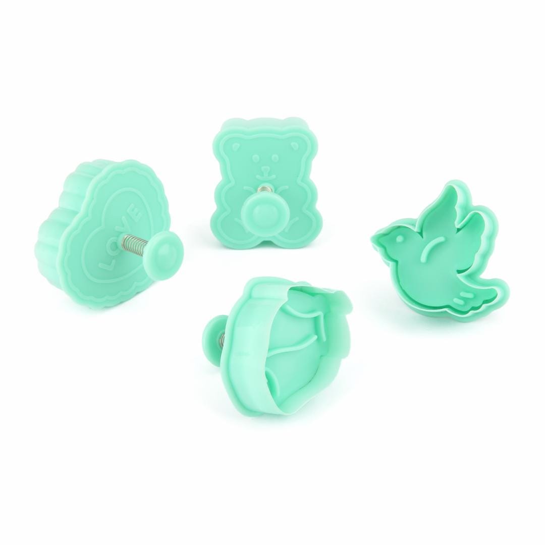 Heinner Set forme prajituri Set Forme Biscuiti Heinner HR-AZ-6252NC | 4 Piese, Happy Design, Simona Pope