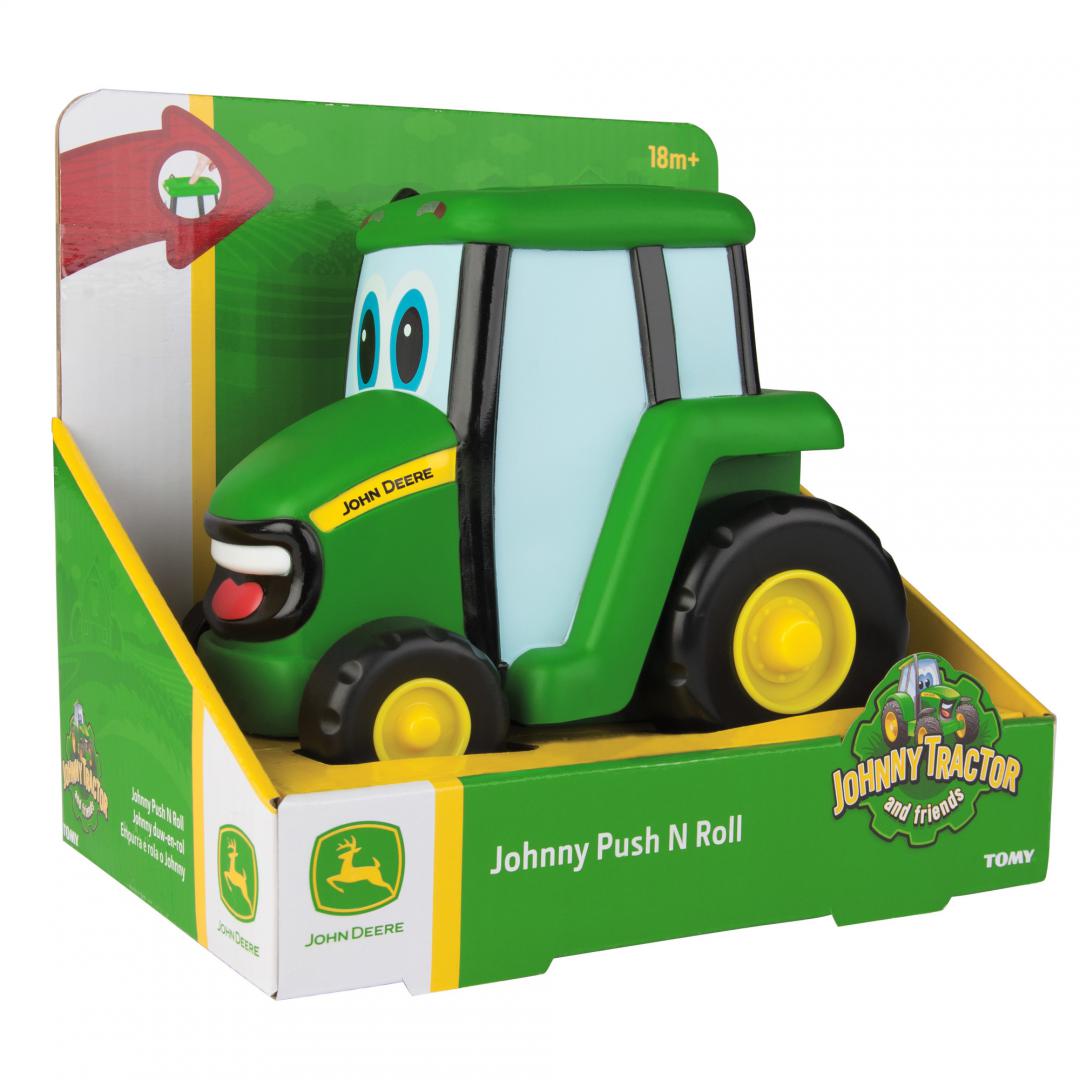 Tractoras de Jucarie cu Buton, John Deere — TOMY