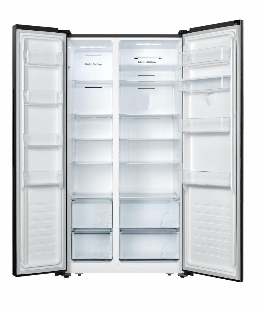 Heinner Side by side Side by Side Heinner HSBS-HS519NFBKWDE++ | 519L, No Frost, A++, Negru, 91x64.3x178.6cm