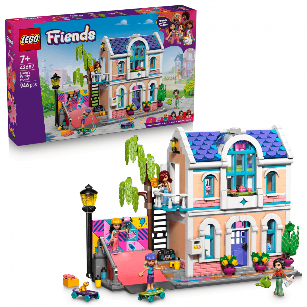Lego Jucării Set Constructie LEGO 42687 | Casa Familiei lui Liann, Cadou