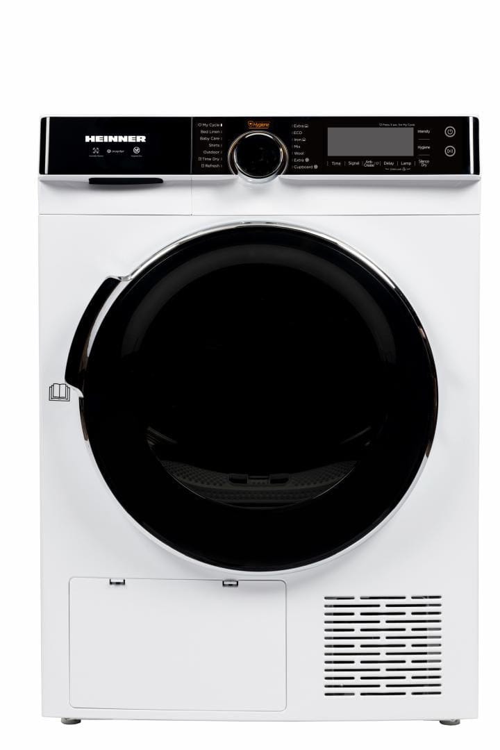 Heinner Uscator de rufe Uscator De Rufe Cu Pompa De Caldura Heinner HHPD-M10K3A+++ | 10kg, A+++, Alb, 59.5x67.5x84.5cm