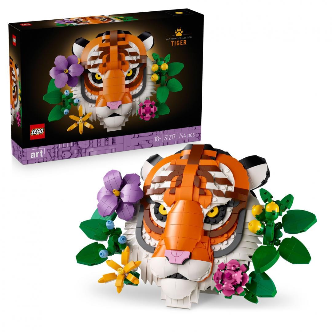 Lego Jucării Set Constructie LEGO Creator 3-in-1 31217 | Tigru, Panda Rosie, Koi, 755 Piese
