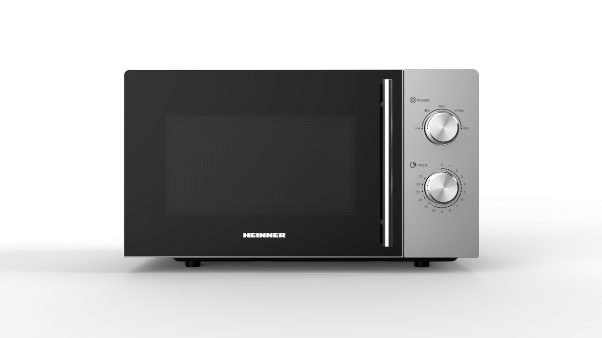 Heinner Cuptor microunde Cuptor Cu Microunde Heinner HMW-20MSS | 20L, 700W, Argintiu