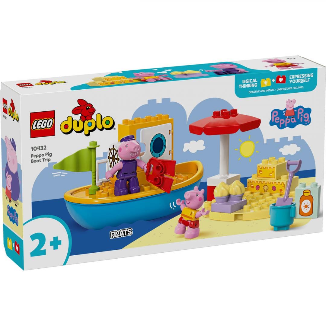 Lego Jucării Set Constructie LEGO Duplo 10432 | Excursia cu Barca a Peppei, Peppa Pig