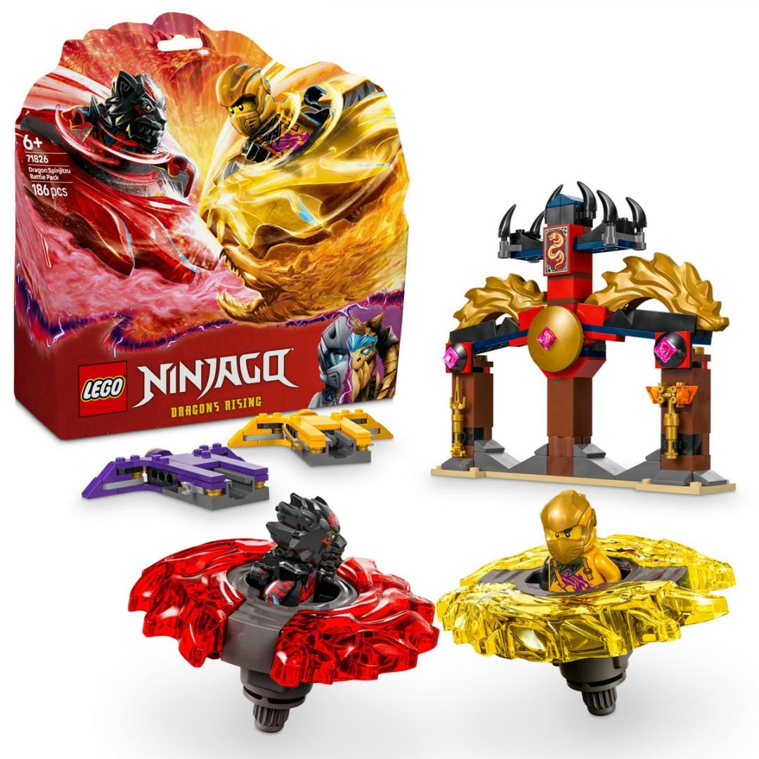 Lego Jucării Set Constructie LEGO Ninjago 71826 | Pachet de Lupta cu Dragoni Spinjitzu