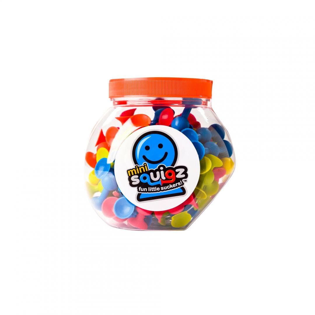 Tomy Jucării Joc de Constructie Tomy Mini Squigz TFA107 | Fat Brain, Ventuze Colorate, Interactiv