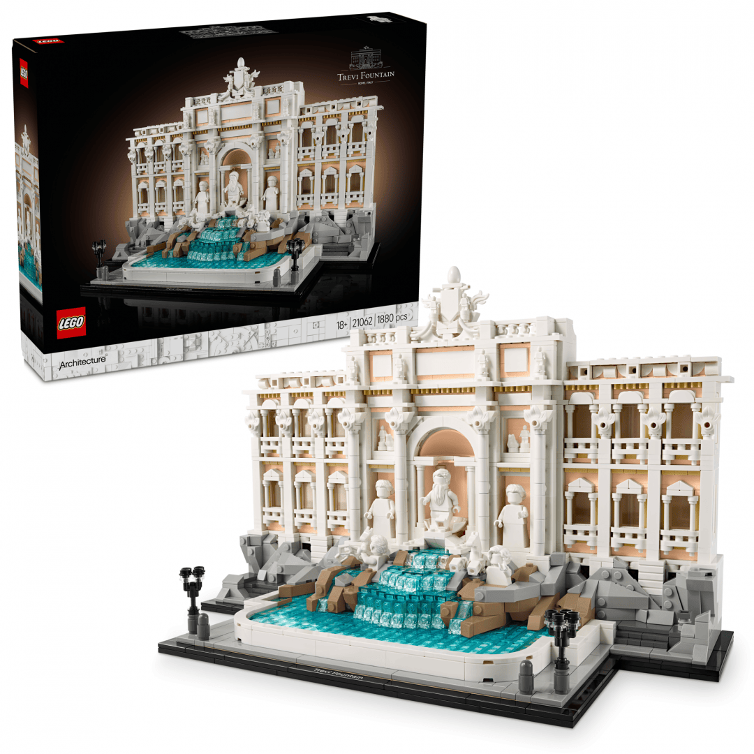 Lego Jucării Set Constructie LEGO Architecture 21062 | Fantana Trevi, 731 Piese, 18+, Cadou
