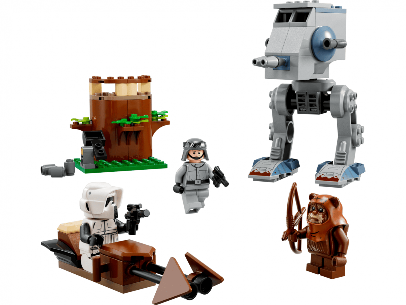 Lego Jucării Set Constructie LEGO Star Wars 75332 | AT-ST, 619 Piese, 9+