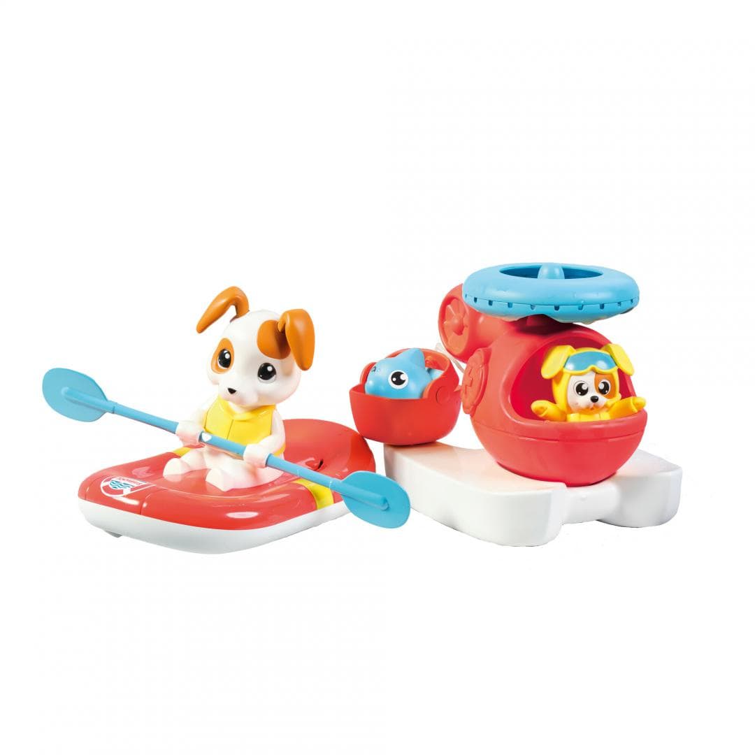 Tomy Jucării Jucarie de Baie Tomy T73307 | Elicopter Salvare, Barca, Interactiv