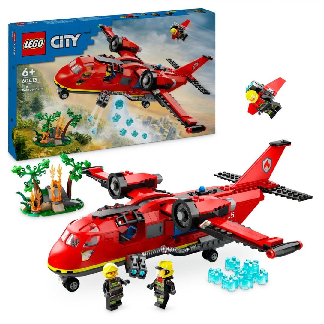 Lego Jucării Set Constructie LEGO City 60413 | Avion de Pompieri, 220 Piese, 6+