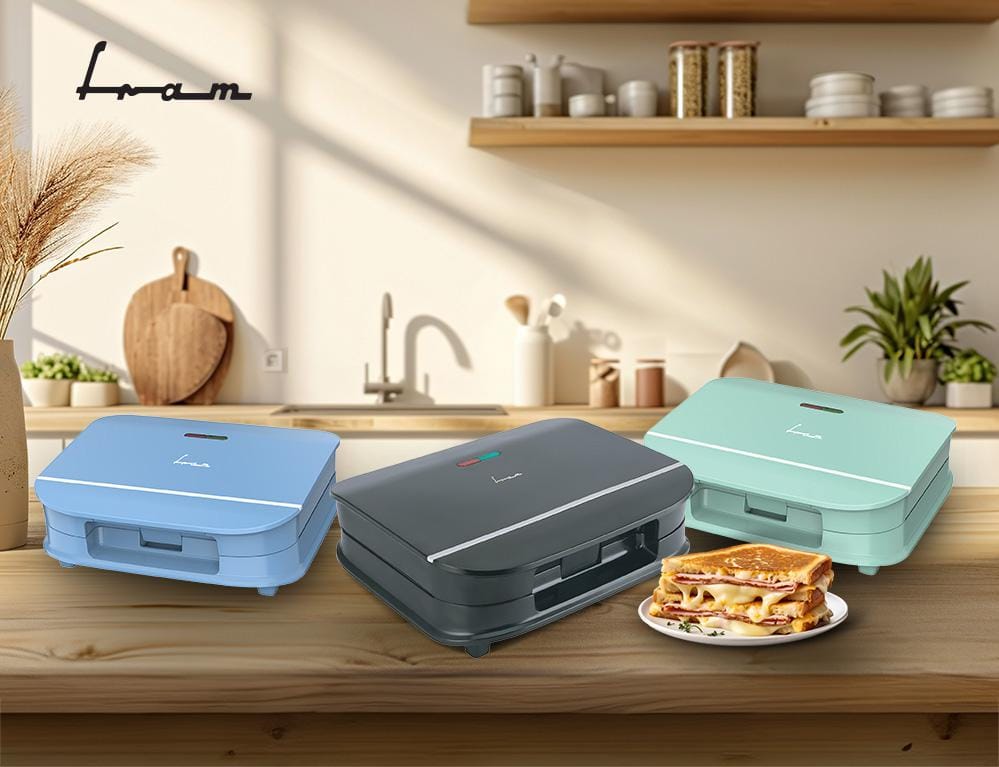 Fram Sandwich maker Sandwich Maker Fram FSM-700BK | 700W, Placi Antiaderente, Negru