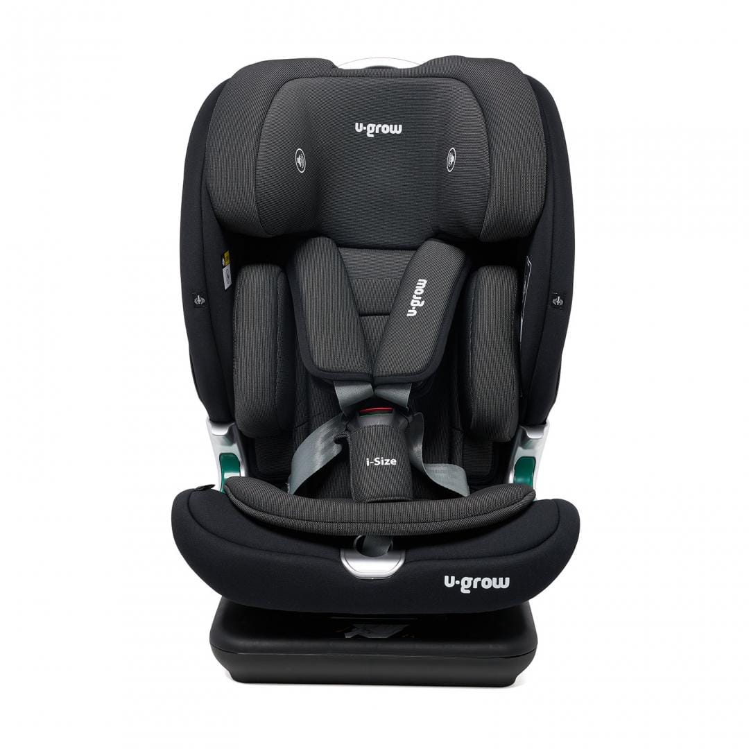 U-Grow Puericultură Scaun Auto U-Grow Goldfix Plus UG-VTN40BK | I-Size, Isofix, 76-150cm, 9-36kg, Boxa Bluetooth, Negru