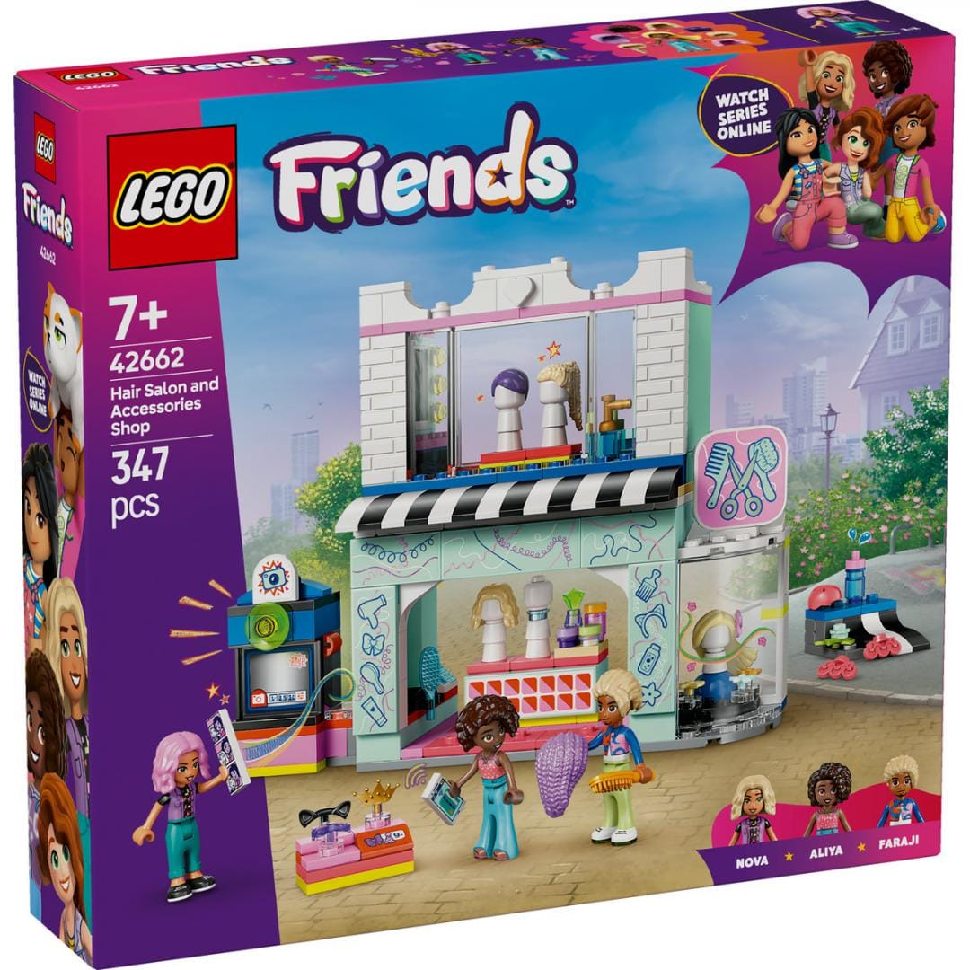 Lego Jucării Set Constructie LEGO 42662 | Salon Coafura, Magazin Accesorii, 3-in-1