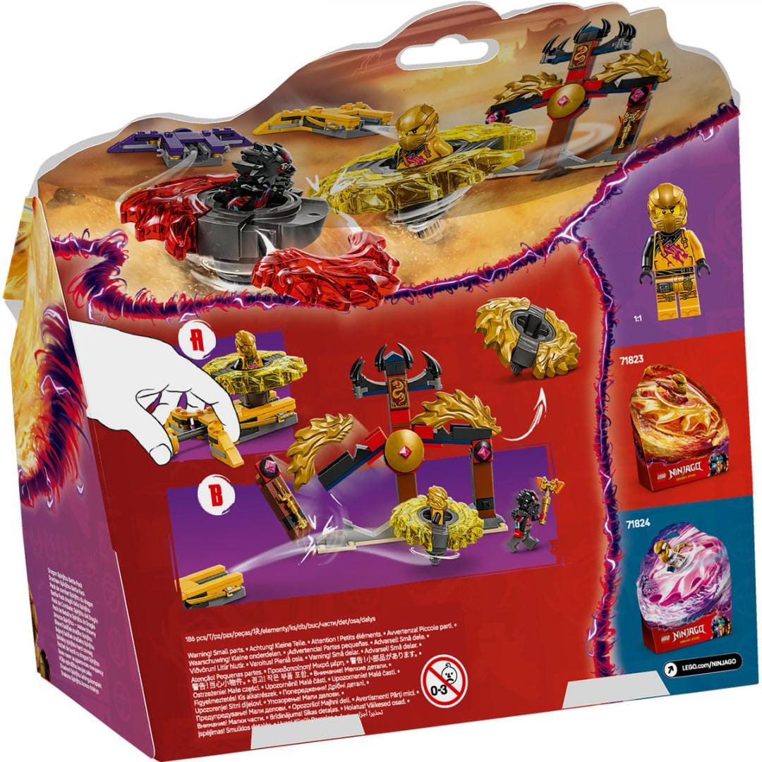 Lego Jucării Set Constructie LEGO Ninjago 71826 | Pachet de Lupta cu Dragoni Spinjitzu