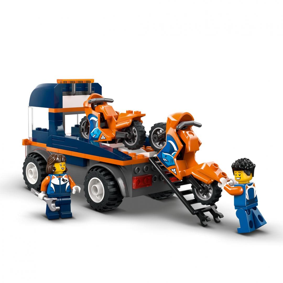 Lego Jucării Set Constructie LEGO City 60491 | Transportor Motociclete, Vehicul, Cadou