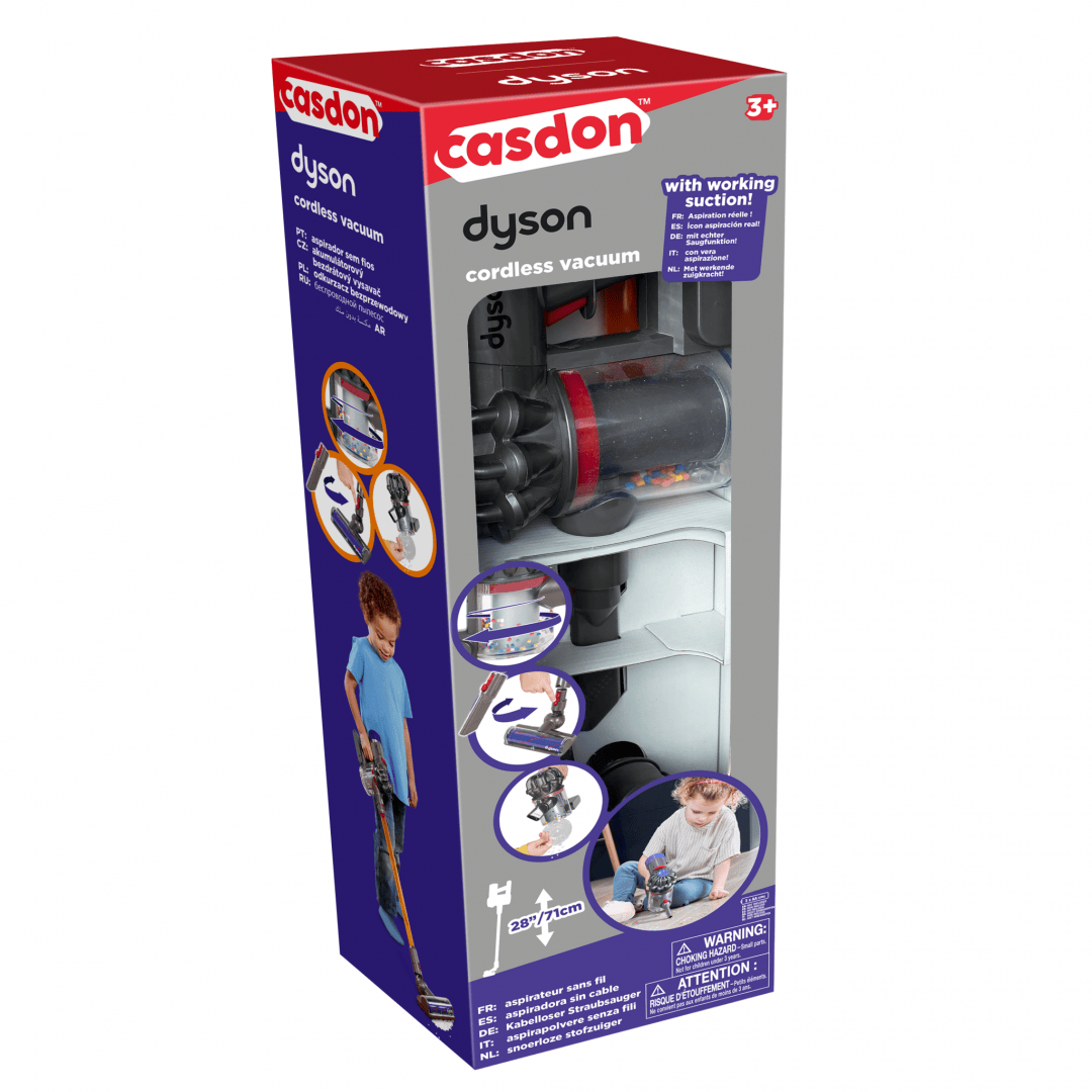 Casdon Jucării Jucarie Casdon CASDON68750 | Aspirator Copii, Dyson Fara Fir, Interactiv