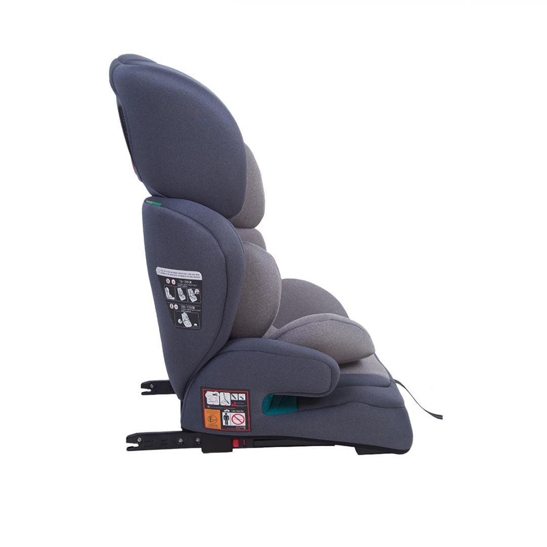 U-Grow Puericultură Scaun Auto U-Grow UG-301ISO-GR | 76-150cm, 15 Luni-12 Ani, R129, Isofix, Gri