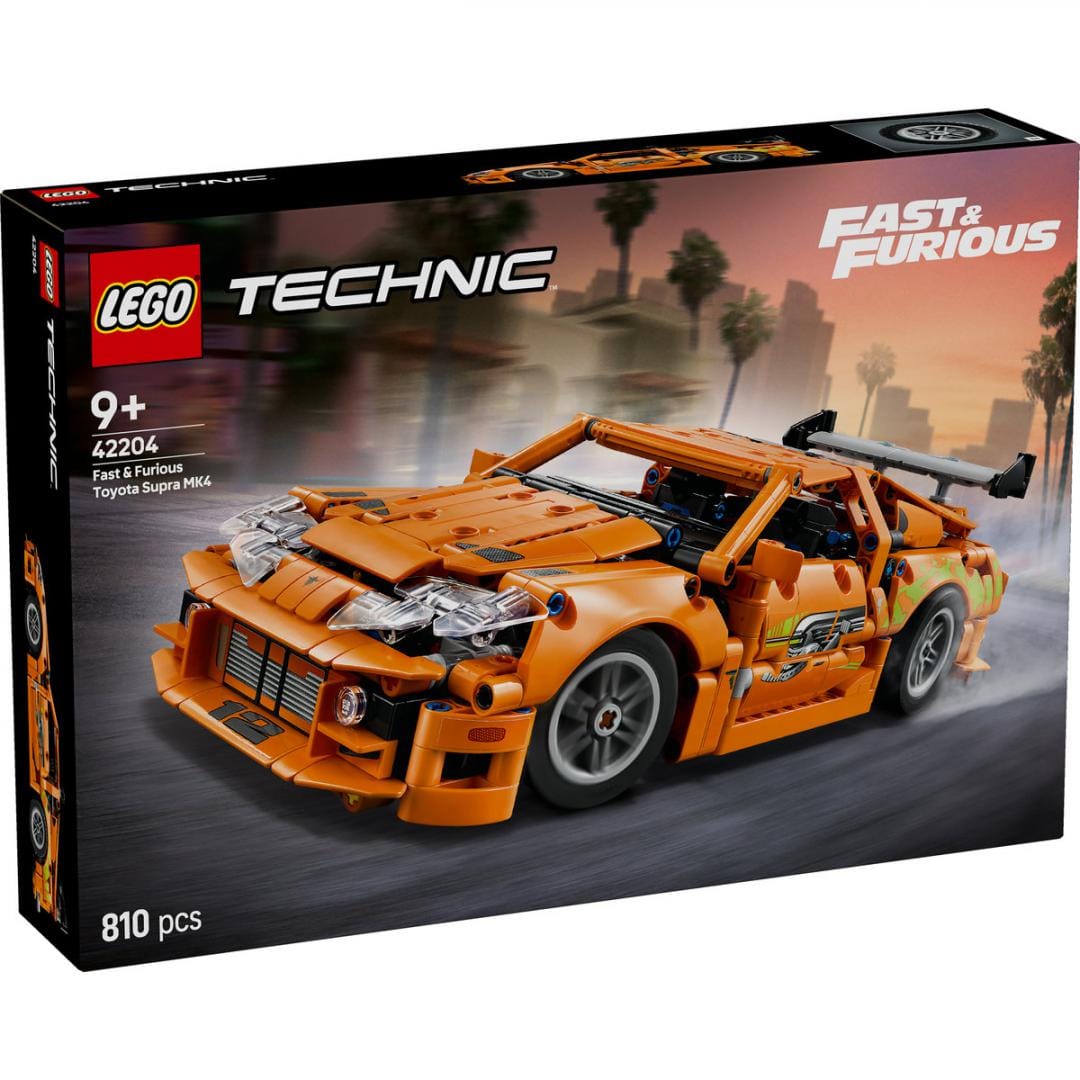 Lego Jucării Set Constructie LEGO Technic 42204 | Fast And Furious Toyota Supra MK4, Cadou