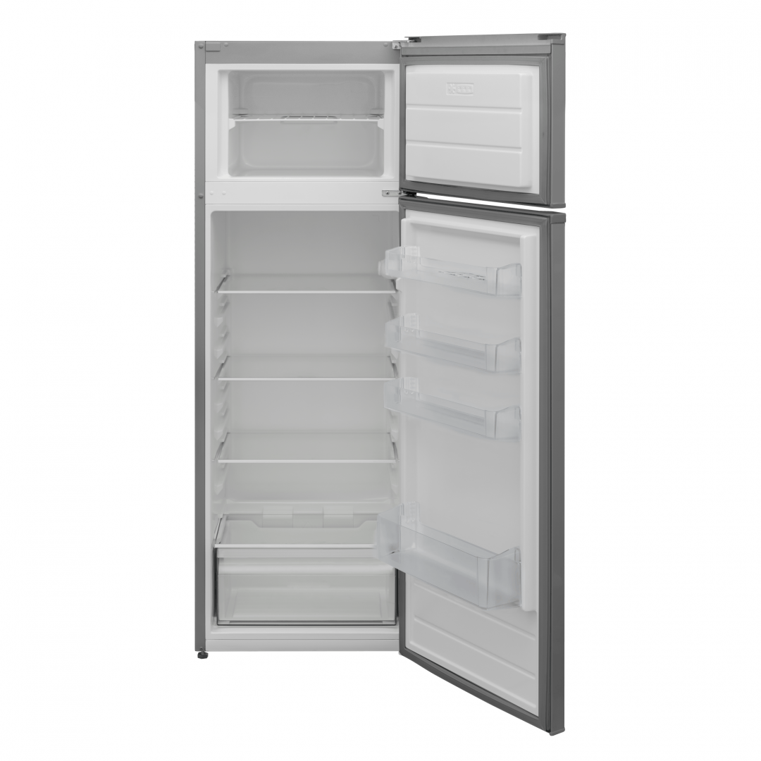 Heinner Frigider Frigider Heinner HF-V242SE++ | 242L, Clasa E, Doua Usi, Argintiu, 54x56.5x161cm