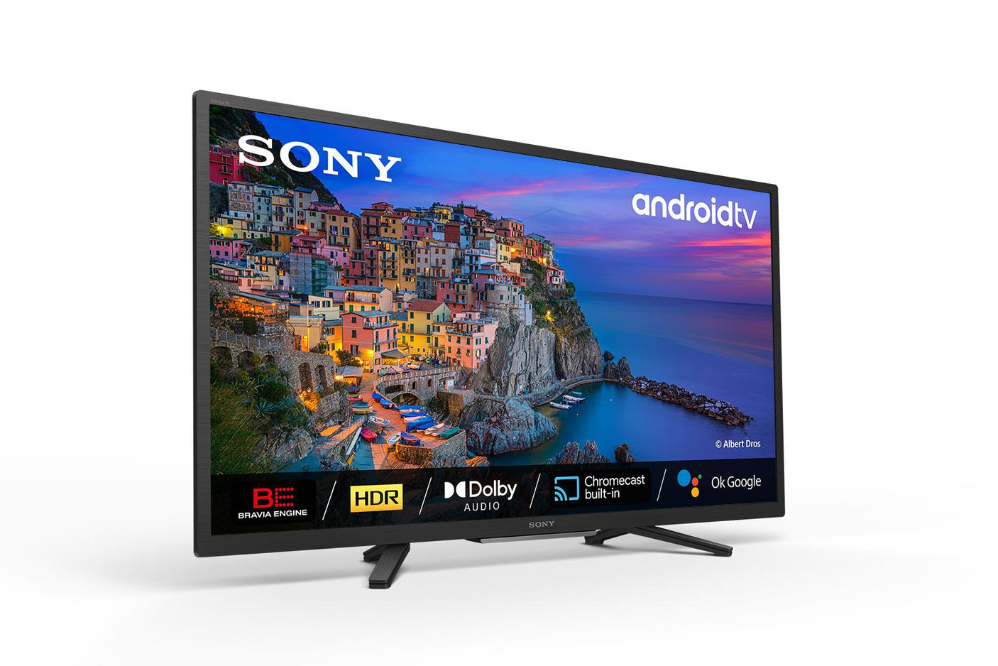 Sony Televizoare Televizor Sony LED KD32W800P1AEP | 80cm (32 inch), HD, Smart Google TV