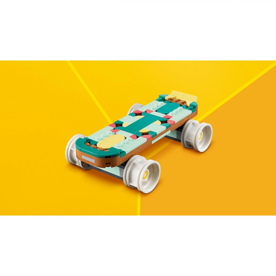 Lego Jucării Set Constructie LEGO Creator 3-in-1 31148 | Patina cu Rotile Retro, Vintage, Cadou