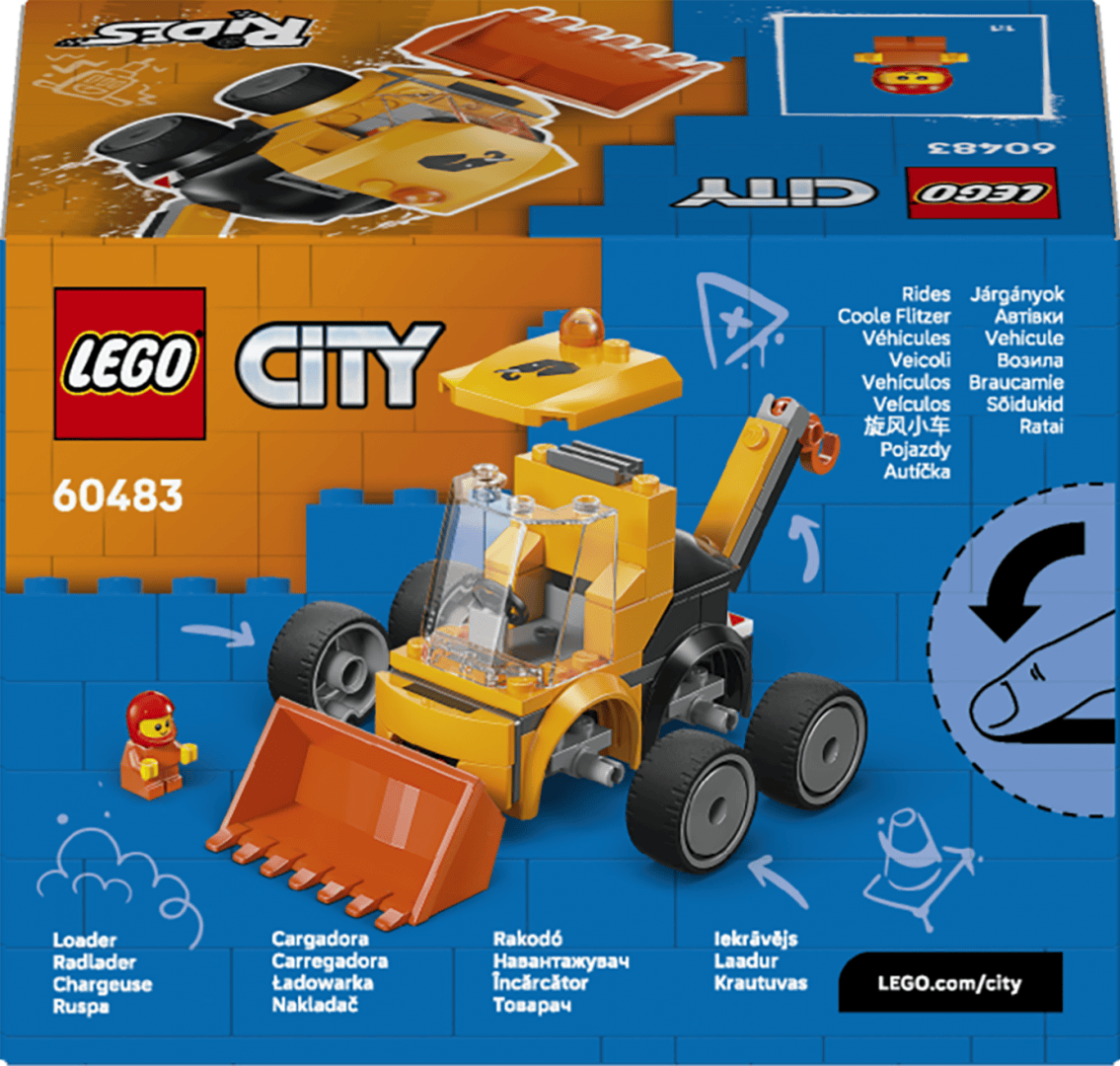Lego Jucării Set Constructie LEGO City 60483 | Vehicule Incarcator, Constructor, Cadou